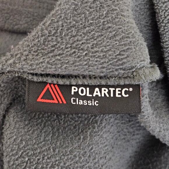 The North Face Gray Lightweight Fleece Quarter Zip Pullover | Men's Large - Picture 12 of 14